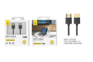 B5911 HDMI HDTV 4K Cable 1080P, 10M, Black