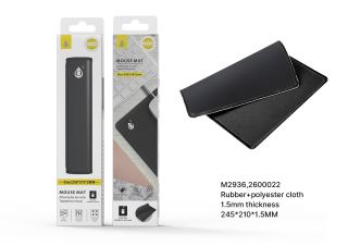 M2936 Mouse Pad, 25cm x 21cm, Black