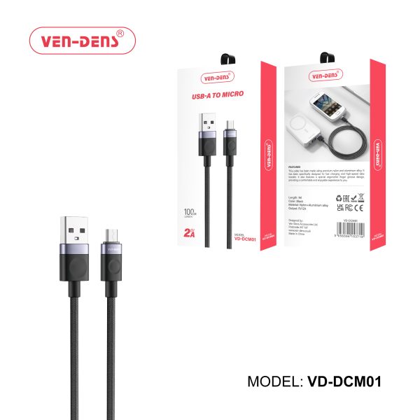 2A 5V Charging Cable USB A To Micro USB Cable