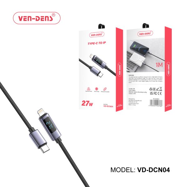 27W USB C To Lightning Charging Cable