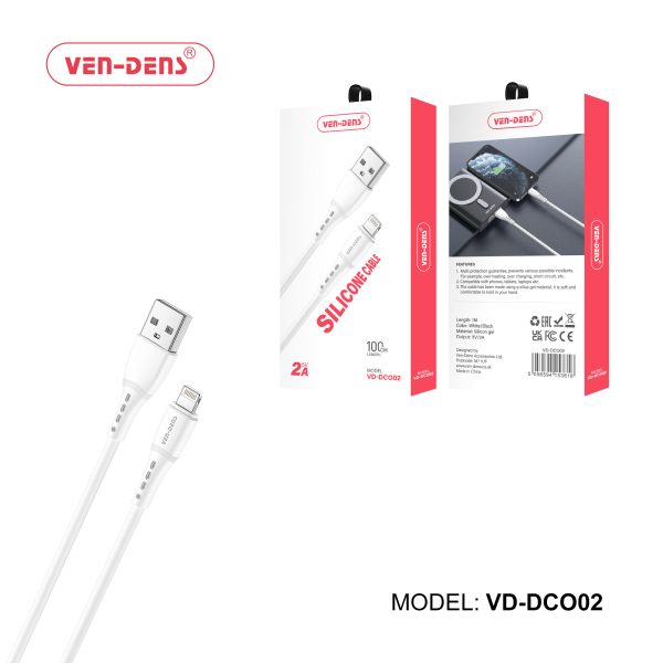 2.4A 5V USB A To Lightning Charging Cable