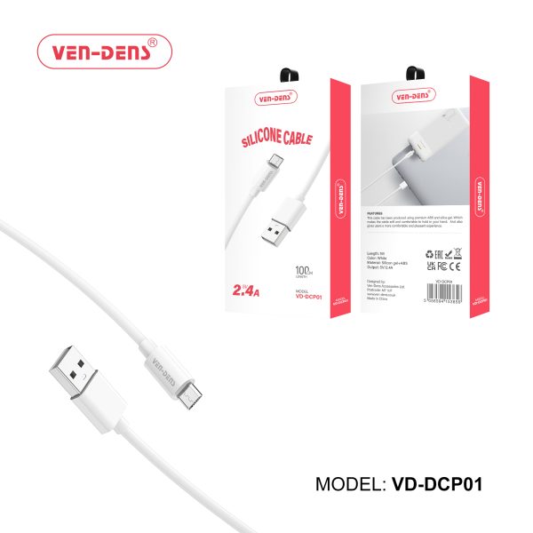 Silicone Cable USB A To Micro USB Cable