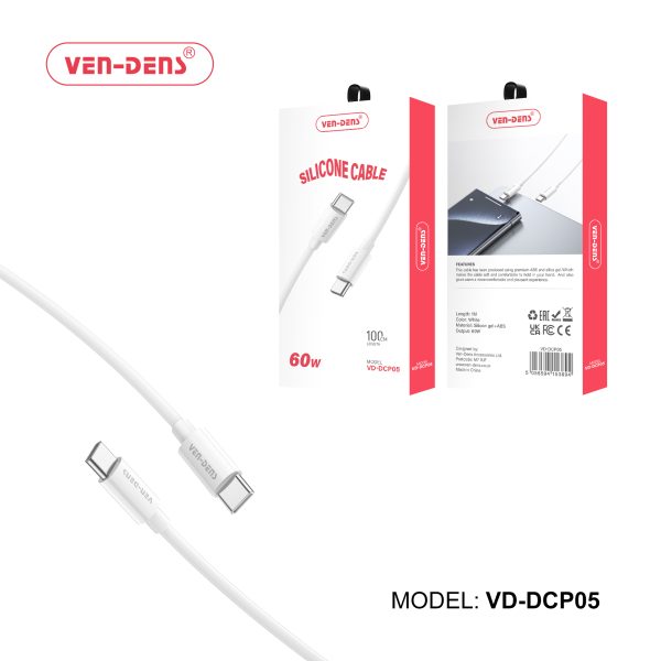 Silicone Cable USB C To TYPE C Cable