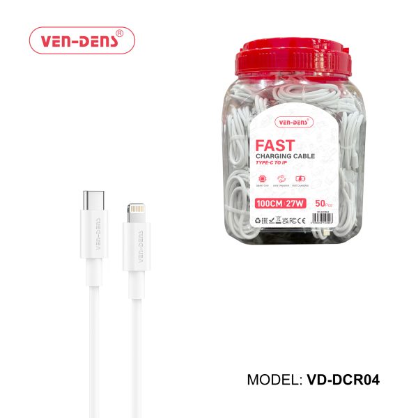 27W PVC USB C To Lightning Charging Cable