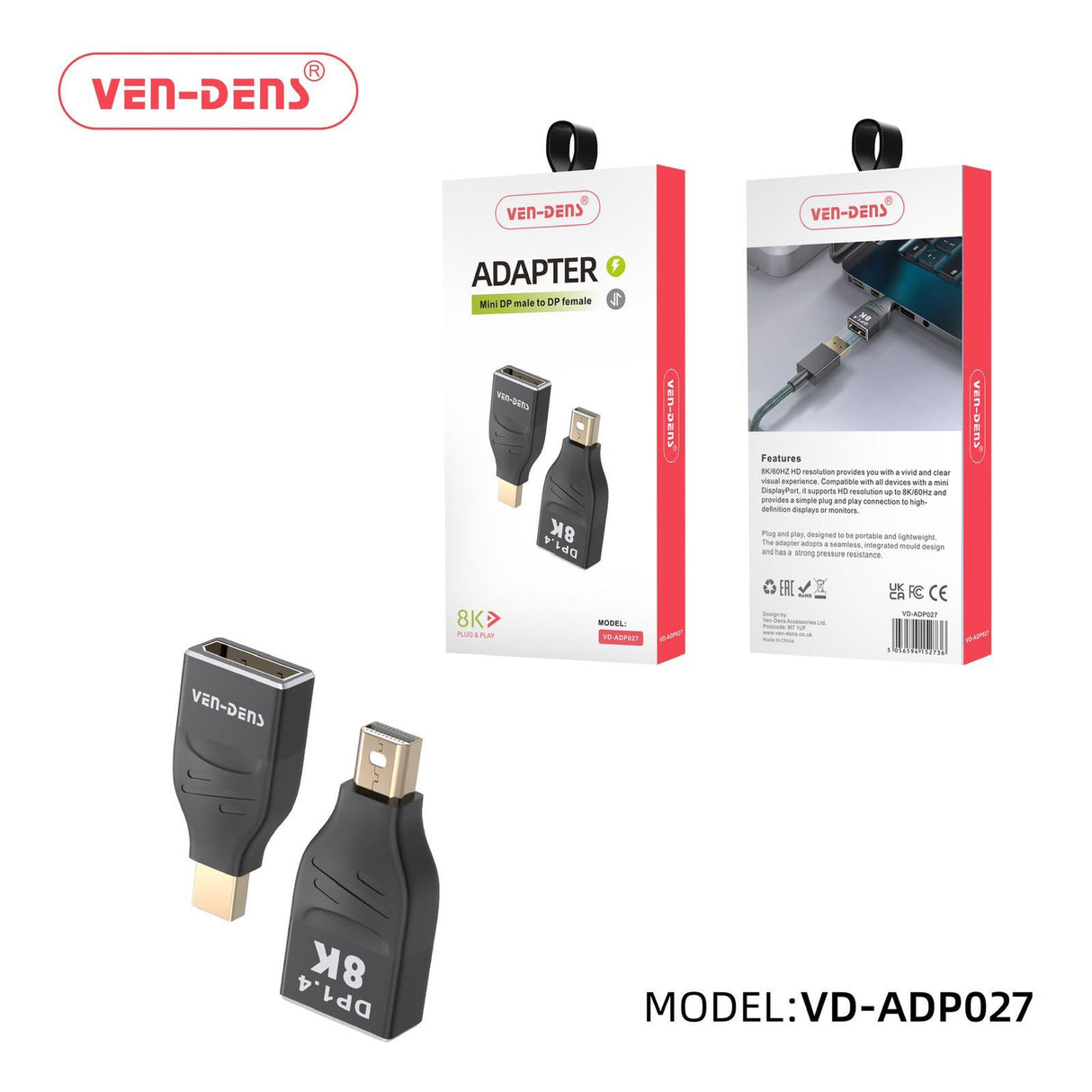 Sturdy & Durable 8k adapter