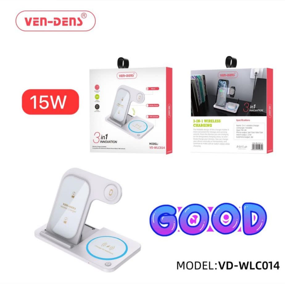 15W 3in1 Innovation Foldable Wireless Charger