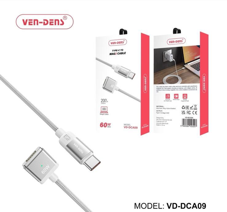 TYPE-C TO MAG2 HIGH SPEED 60W CHARGER CABLE