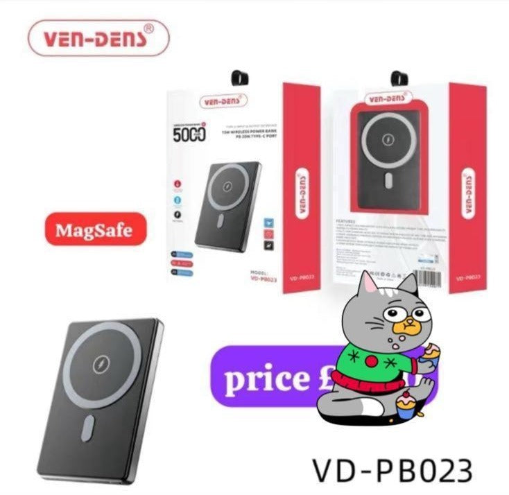 Power Bank 5000mAh WIRELESS POWERBANK PD20W TYPE-C PORT