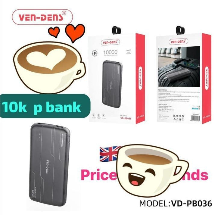 Power Bank 10000mAh 2A high quality portable lightweight design