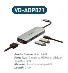 4 IN 1 HUB Multifunction Adapter
