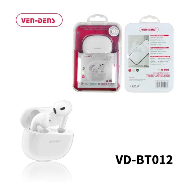 Tws Pure Sound Wireless 5.3 Bluetooth Earbuds With Charging Case (BT012)