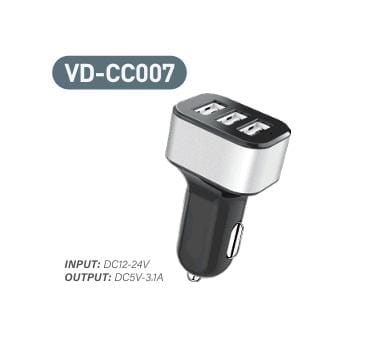 3 Port Car Charger