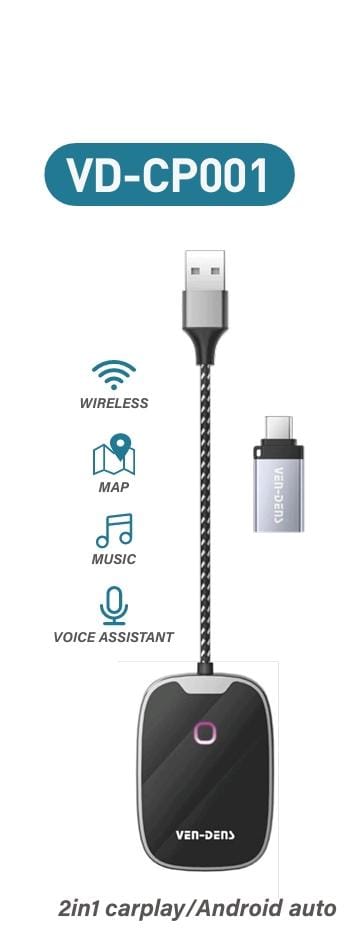 carplay / andorid auto, wireless carplay adater 2 in 1