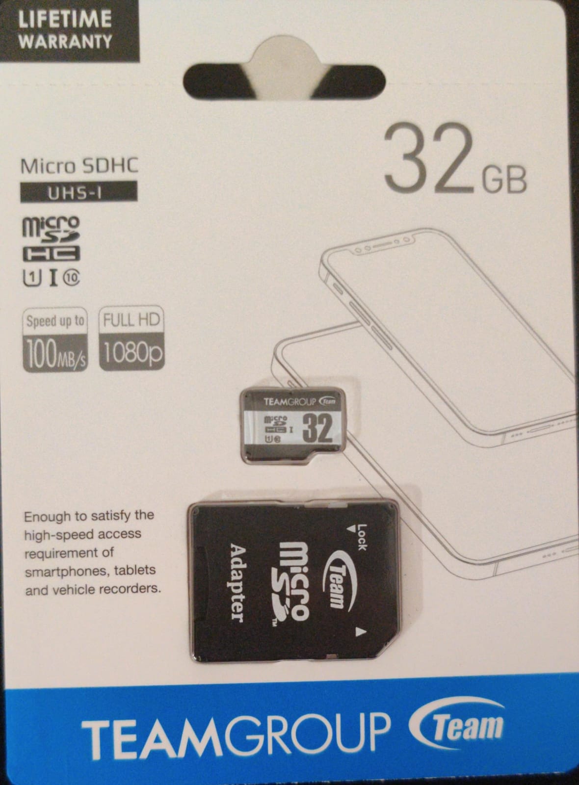 TEAM GROUP SD CARD 32GB