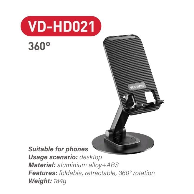 Folding Rotatable Desktop Stand