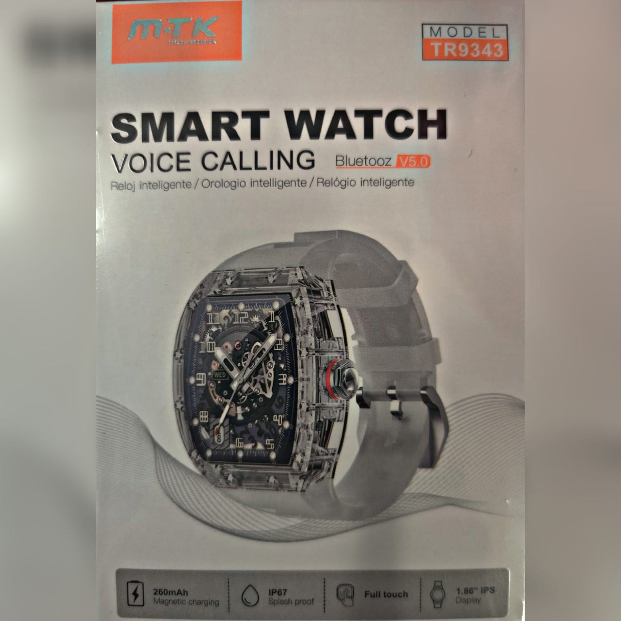 SMART WATCH VOICE CALLING black