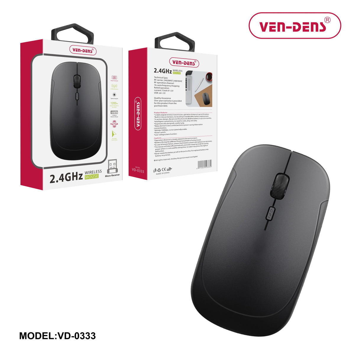 VD-MS002 BLACK
