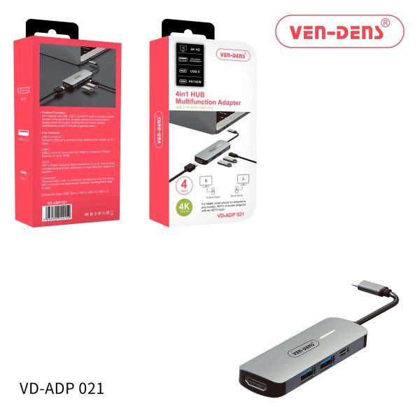 4 IN 1 HUB Multifunction Adapter