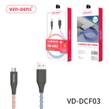 Illuminated Light Flowing Fast Charging Cable USB A To TYPE C Cable