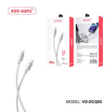 60W Silicone Cable USB C To TYPE C Cable