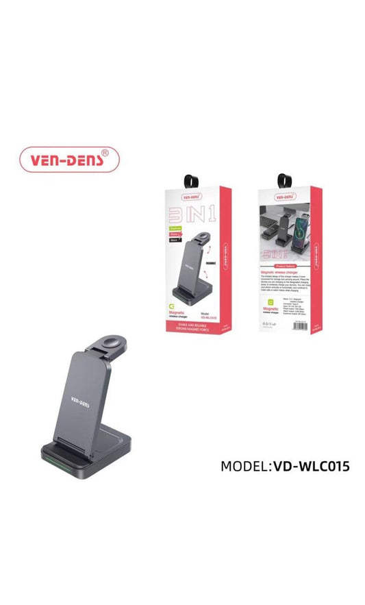 15W 3in1 Magnetic Wireless Charger