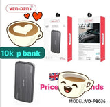 Power Bank 10000mAh 2A high quality portable lightweight design