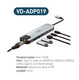6 IN 1 HUB Multifunction Adapter