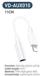 Lightning to 3.5mm Connector Adapter