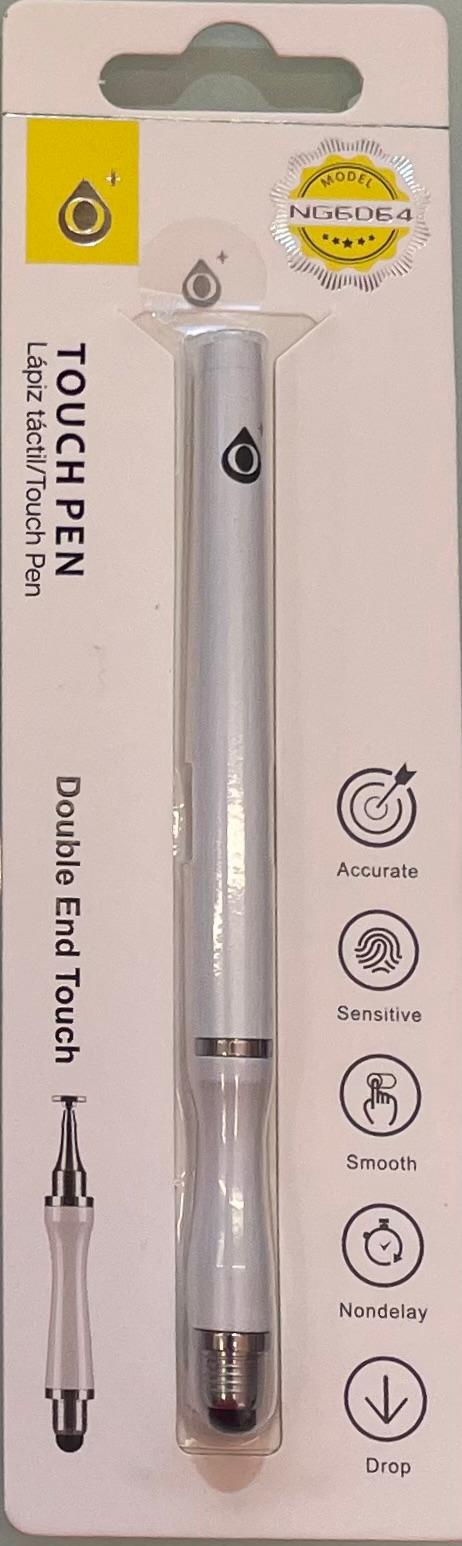 NG6032 Double End Touch Screen Pen for Tablet & Mobiles, Grey