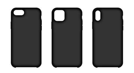 BLACK AND PLAIN GEL CASES FOR ALL PHONES / WHATSAPP US FOR QUANTITY & MODEL