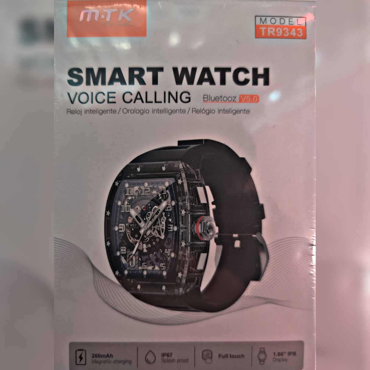 SMART WATCH VOICE CALLING black