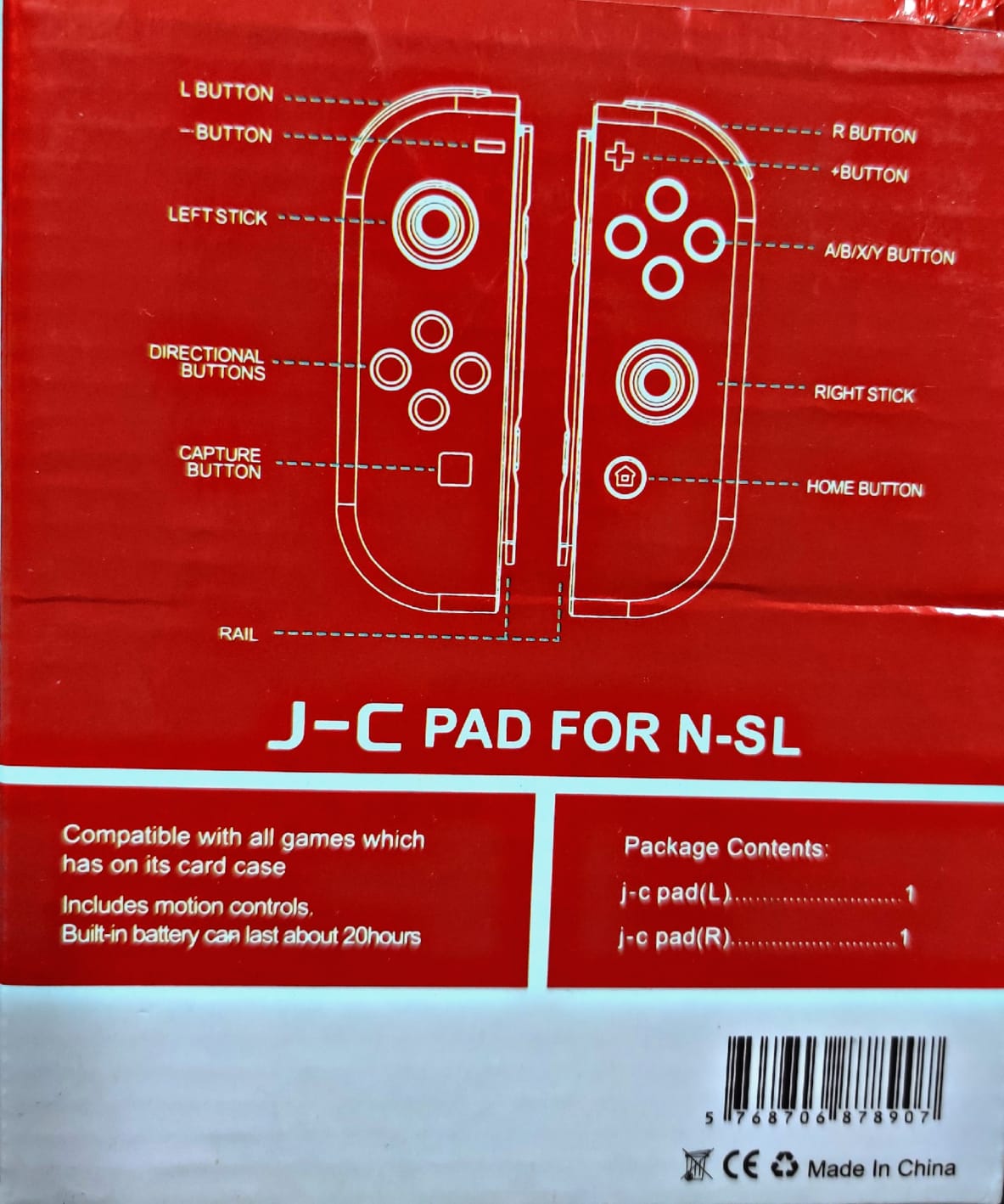 J-C PAD (L)/(R).